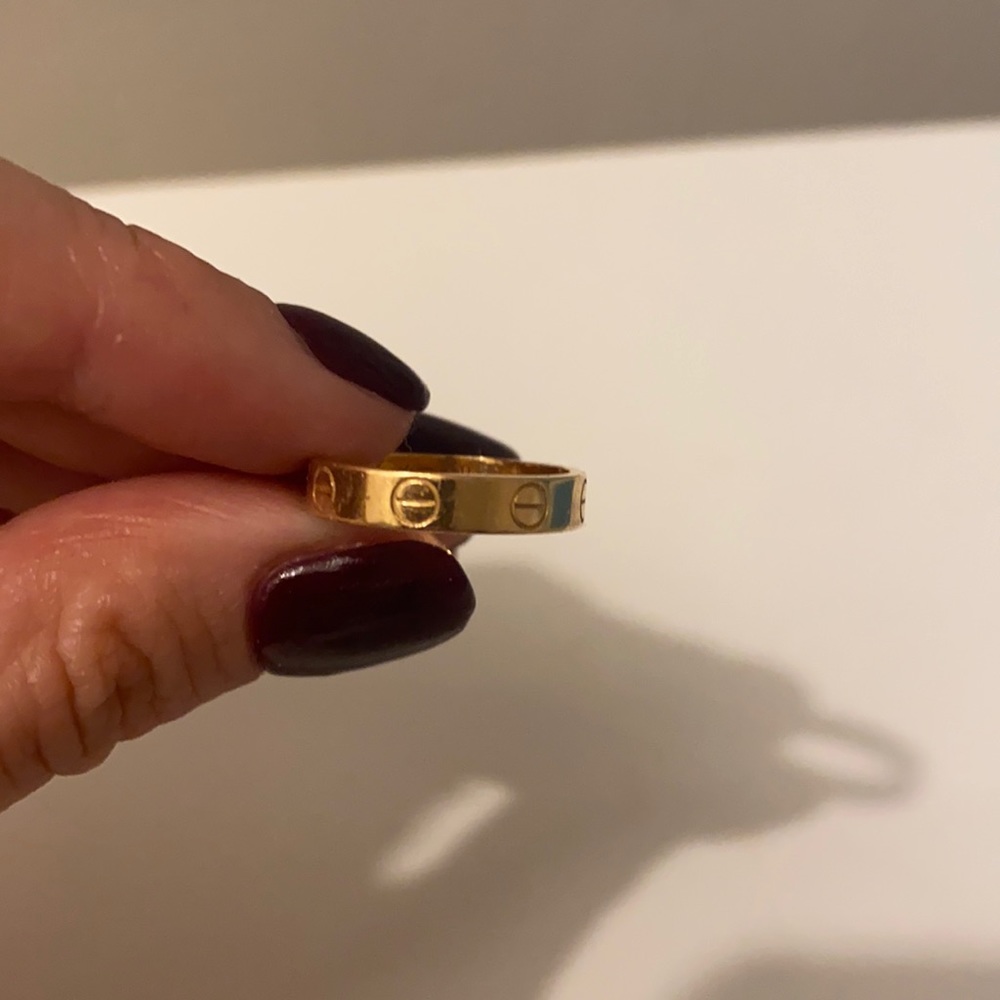 Authentic Cartier ring size 50